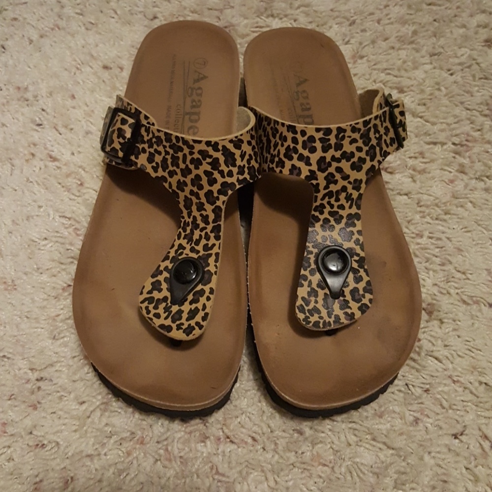 Cheetah sandals